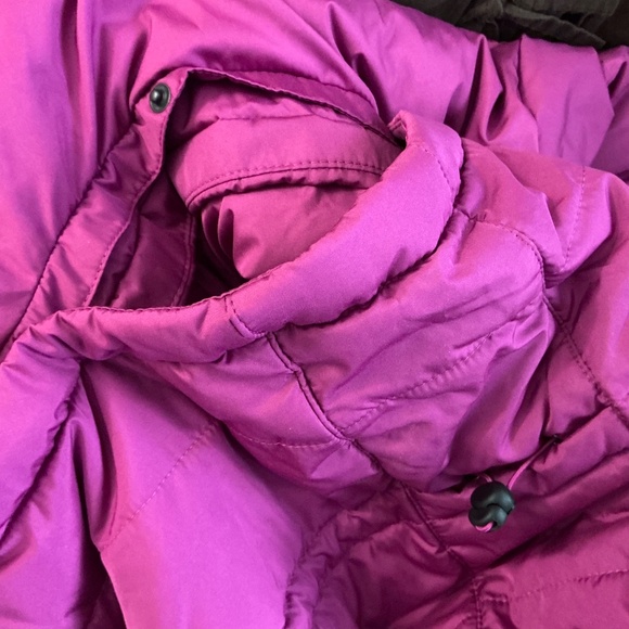 NWT Lands End Women's Winter Down Coat L Fuchsia/Magenta - Picture 6 of 8